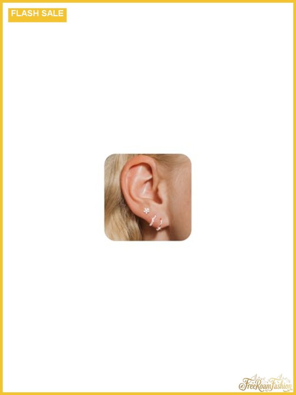 3 Pairs Hoop Earrings Women 925 Sterling Silver Post Hypoallergenic